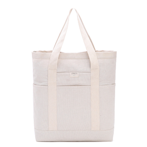 Trống Nặng <span class=keywords><strong>20Oz</strong></span> Đồng Bằng Trắng Denim Bông Vải Túi Tote - Product Image 1