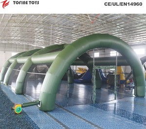 Terrain de paintball gonflable extérieur, tente de bunker pneumatique pour jeu de tir - Product Image 3
