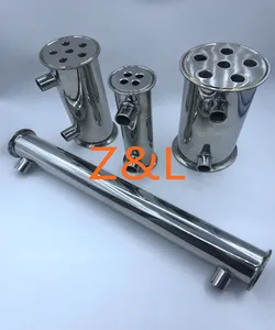 Stainless Steel 3 inch dephlegmator(200mm L) for moonshine still reflux column