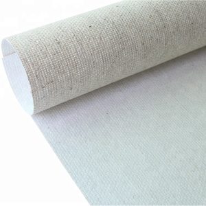Bán Buôn Nhà Máy Sản Xuất 320G Linen-Bông Vải Cuộn <span class=keywords><strong>Canvas</strong></span> Vẽ Tranh Đối Với Nghệ Sỹ - Product Image 1