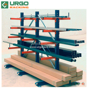 כבד צינור מדפי מחסן אחסון שלוחה מתלה - Product Image 3