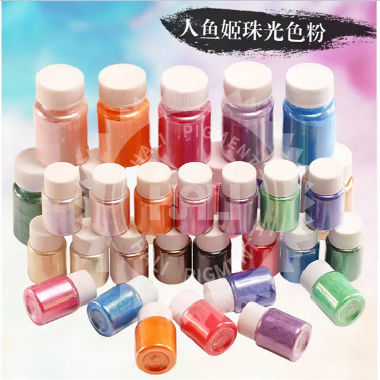 1kg renkli hayalet inci pigmenti makyaj için birçok renk mika ppigment tırnak glitter sedefli toz kozmetik Pigment