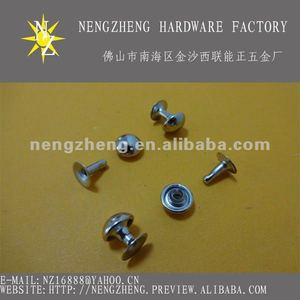 Fer/<span class=keywords><strong>rivet</strong></span> Champignon-formé de /Cap de rivets plaqué par laiton - Product Image 1
