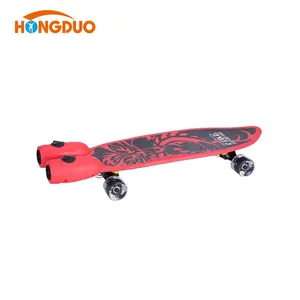 27 Inch Nước Sương Mù Phun Cruiser Nhựa Jet Rocket Điện Skateboard Với Ánh Sáng