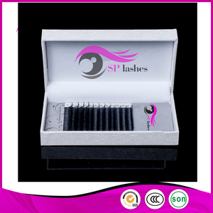 100% de las extensiones de pestañas LASH Falso C U R L CURL verdadera hecha a mano de visón pestañas piel de la piel del visión - Product Image 1