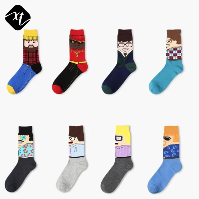 whole world people king men women ladies girls muli-color unisex happy socks