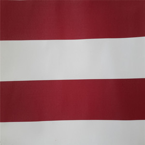 Cheaper <strong>Red</strong> and White Stripe Awning <strong>Fabric</strong>