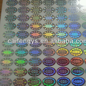 Tùy chỉnh 2D/3D laser Hologram an ninh chống giả nhãn/Sticker in ấn nhà máy - Product Image 2