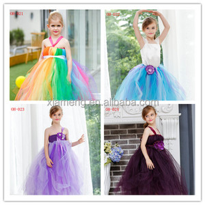 Mayor suministro barato de la fábrica de las muchachas de flor de la boda de cinderella bebés se viste - Product Image 3