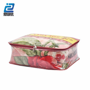Embalagem com zíper saco de armazenamento colcha de hotel personalizado feito de plástico PVC - Product Image 3