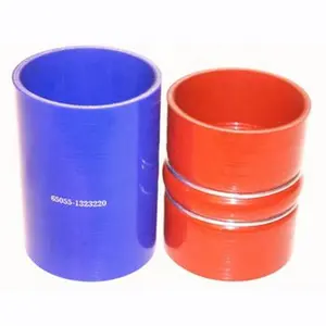 UV and Ozone resistant silicone rubber reinforced heat shrink tube 65055-1323220-03 for Kamaz