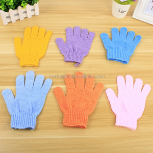 Yiwu Vijf Vinger Badhandschoen Exfoliërende Scrub Handschoenen Body Scrub Saunawant Wegwerp Badhandschoenen - Product Image 5
