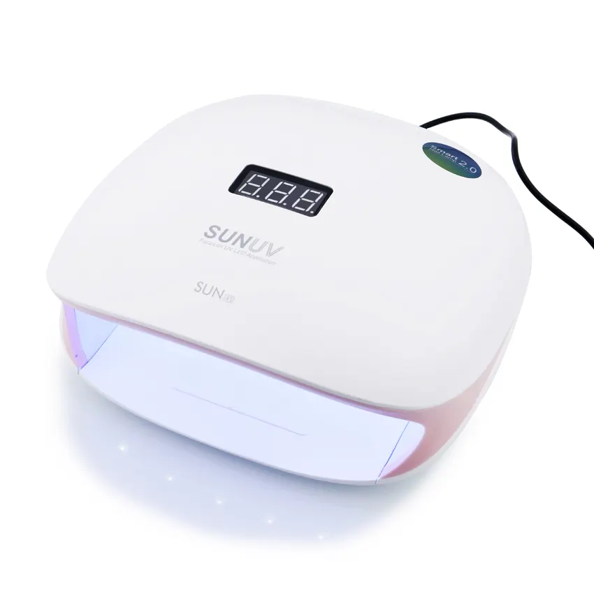 SUN4 Smart Phototherapy Machine UV LED Nail Dryer Lamp for Nails Curing Finger Toe Gel Polish Nail Art Manicure Tool
