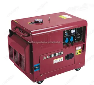 electric start 5kw diesel powered welder diesel generator LB6000LNW