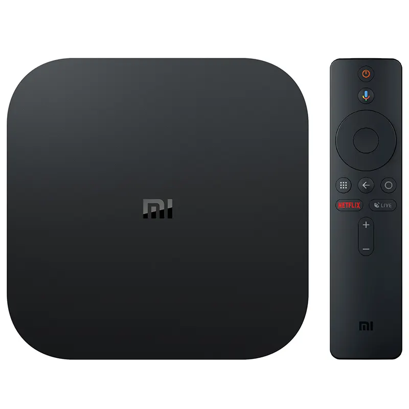 New arrival Mi TV Box S EU version with 4K HDR Android TV Media Player Quad Core 64 bit Android 8.1 2GB 8GB
