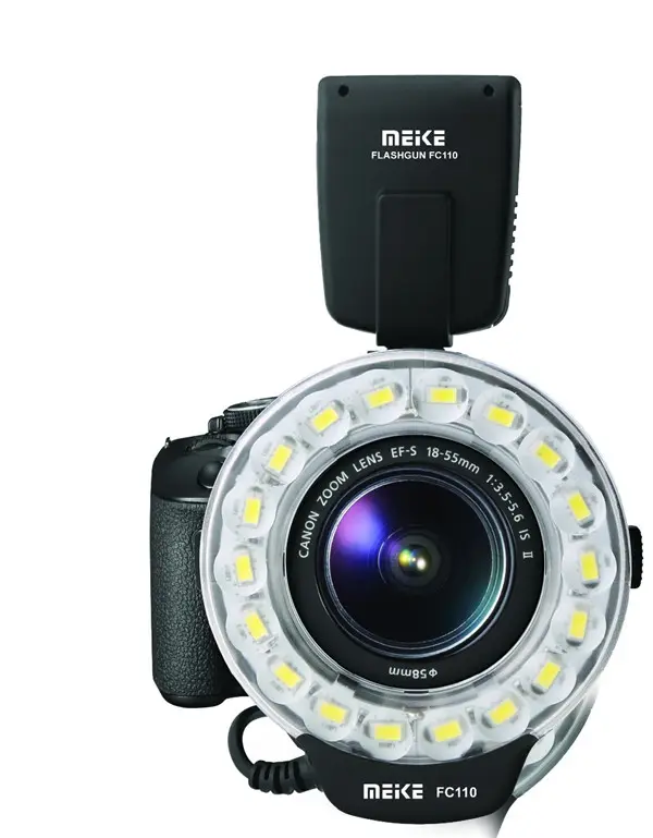 Meike FC-110(S) LED Macro Ring Flash Light FC110 for DSLR Camera