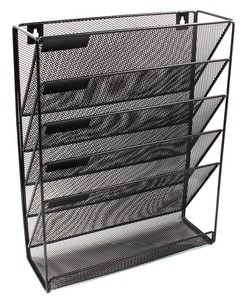 Amazon Hot Sale Home Office Table Desktop Metal Wire Mesh Wall Mounted Hanging File Organizer for Storage document letter paper