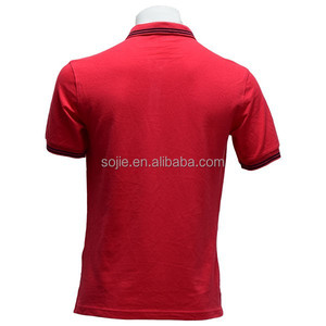 Polo barato de alta calidad Polo de cuello rojo Hombre Polo Tailandia Fabricante de ropa - Product Image 2