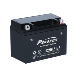 Nueva Batería de Motocicleta AGM Recargable de 12V 6.5Ah 12N6.5-BS con Certificación ISO9001 y 1 Año de Garantía - Product Image 1