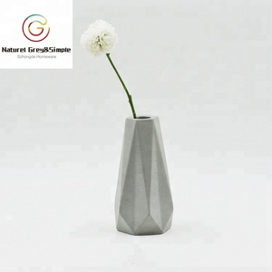 Vasi geometrici a buon mercato a singolo fiore moderni vasi di fiori in <span class=keywords><strong>cemento</strong></span> - Product Image 1