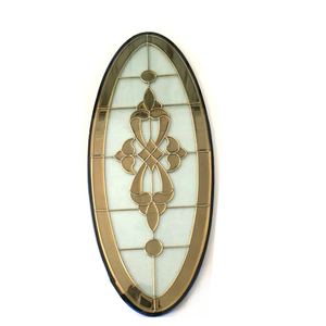 باب زجاجي صيني مزخرف بتصميم ذهبي، زجاج مفرغ معزول، تصميم عصري للديكور - Product Image 3