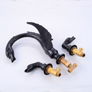 Bathroom <strong>Swan</strong> ORB Black <strong>Brass</strong> Basin Sink Faucet Mixer <strong>Tap</strong>