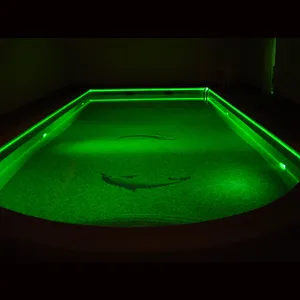 ホット販売アイテム14ミリメートルサイド発光水泳プール光ファイバ照明