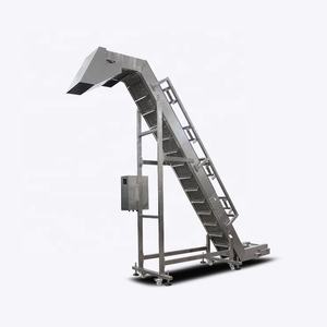 Geneigd Transportband Voor Verse Vis Rauw Vlees Bevroren Voedsel - Product Image 4