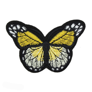 Patches personalizados apliques bordados Patch borboleta bordado bonito para roupas - Product Image 4