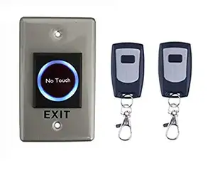 No Touch Switch Door Opener Access Control Systems Release Exit Button with wireless Remote Control