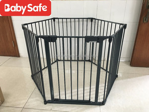 Corralito de seguridad plegable para mascotas, valla de 6 lados, venta al por mayor - Product Image 5