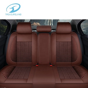 Áo bọc ghế ô tô da cao cấp chống trơn trượt, chống thấm nước, kèm gối tựa - Product Image 3