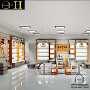 <span class=keywords><strong>Ideas</strong></span> de Decoración para Exhibición en Tiendas Minoristas, Diseño <span class=keywords><strong>Interior</strong></span> Moderno para Tiendas de Zapatos Femeninos - Product Image 6