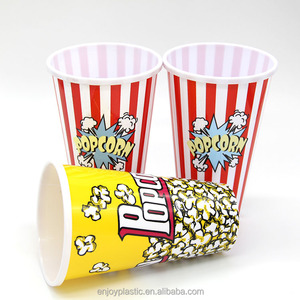 Seau à <span class=keywords><strong>pop</strong></span>-<span class=keywords><strong>corn</strong></span> personnalisé en plastique pp réutilisable 1L - Product Image 4