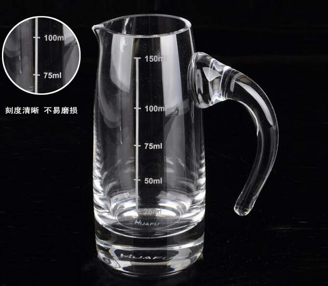 Wholesale bulk crystal wine measure glass decanter