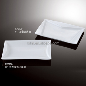 Assiette en céramique/<span class=keywords><strong>Blanc</strong></span> Porcelaine Plaque/<span class=keywords><strong>Buffet</strong></span> Plats Plaque - Product Image 6