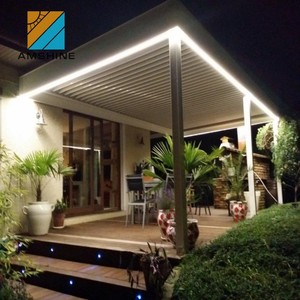 <span class=keywords><strong>Techo</strong></span> <span class=keywords><strong>de</strong></span> Pérgola Automático con Control Remoto <span class=keywords><strong>para</strong></span> <span class=keywords><strong>Patio</strong></span>, Impermeable, <span class=keywords><strong>de</strong></span> Aluminio - Product Image 6