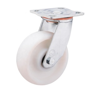 4 "5" <span class=keywords><strong>6</strong></span> "8" Galvanizado Heavy Duty <span class=keywords><strong>Nylon</strong></span> Roda Rodízio Fixo - Product Image 2