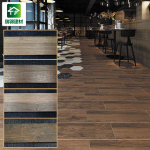 Oscuro grano de madera de cerezo 150x900 baldosas de madera antideslizante <span class=keywords><strong>mira</strong></span> porcelánico para habitaciones modernas - Product Image 3