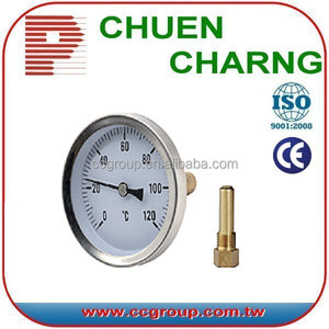 Alta baja alta baja temperatura 0 a 100 grados bimetálico de termómetro - Product Image 5