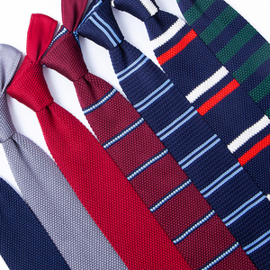 <span class=keywords><strong>Cravate</strong></span> en tricot de haute qualité pour hommes, <span class=keywords><strong>cravate</strong></span> en tricot rouge et <span class=keywords><strong>bleu</strong></span> foncé, corbata - Product Image 2