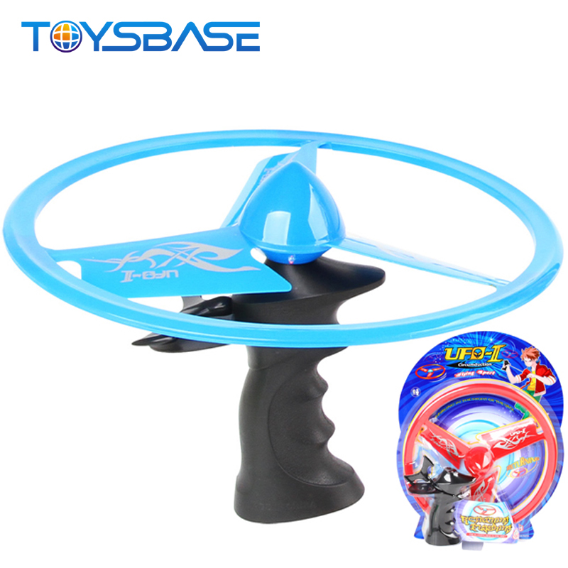 Promotional Flash Light Flying Disc Maneuver UFO Toy