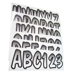 Kit de Letras/Números Sombreados - Product Image 3