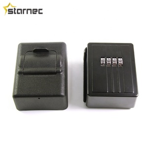 Real Estate Key Lockboxs Metal Alloy 4 Digit Combination Lock Box Key For Car Window