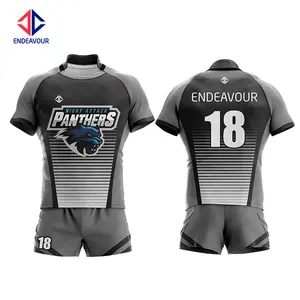 Wholesale custom design short sleeves rugby league jersey