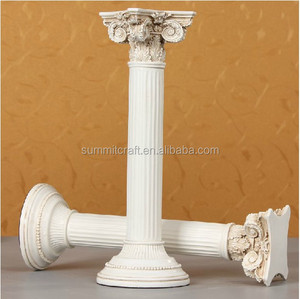 Decoración de Resina Blanca, Pieza Decorativa para Mesa, Pilar Romano Vintage, Pequeña Columna <span class=keywords><strong>Romana</strong></span> - Product Image 4