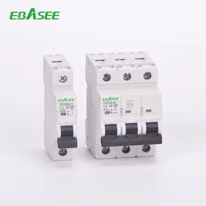 EBASEE EBS9B 10KA B C D Tipo di vendita calda ac automatico miniature circuit breaker MCB