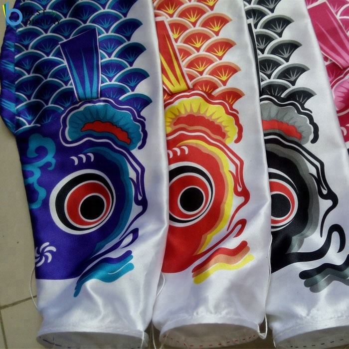 Campanello Vento Pesci Koi Colorato - Decorazione Giardino In Metallo Con Simbolo Fortuna - Foto 10