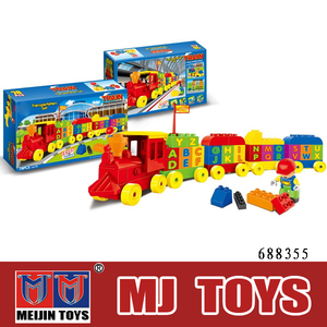 Juguetes educativos bloques de construcción de juguete <span class=keywords><strong>BO</strong></span> tren de juguete coche de juguete con música y la luz - Product Image 5