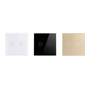 AU US estándar 1 2 3 gangs APP control WiFi interruptor de luz de pared inteligente <span class=keywords><strong>google</strong></span> <span class=keywords><strong>home</strong></span> y Alexa interruptor de ventilador de cortina compatible - Product Image 1